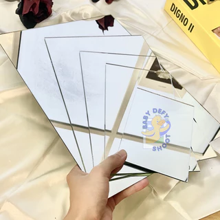 <พร้อมส่ง> กระจกผืนผ้า Rectangle กระจกแก้วแท้100% 5ขนาด พร็อบถ่ายรูป, แต่งห้อง, ตกแต่ง