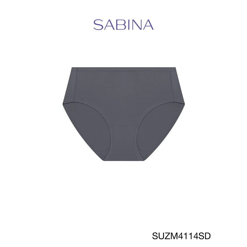 Sabina กางเกงชั้นใน เบสิค ทรงครึ่งตัว รหัส SUZM4114SD สีเทาเข้ม
