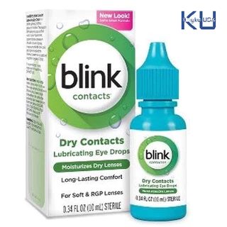 [แท้พร้อมส่ง] Blink เจลน้ำตาเทียม นำเข้า สูตรเข้มข้น ลิควิดเจลเคลือบดวงตา สำหรับผู้มีอาการตาแห้ง