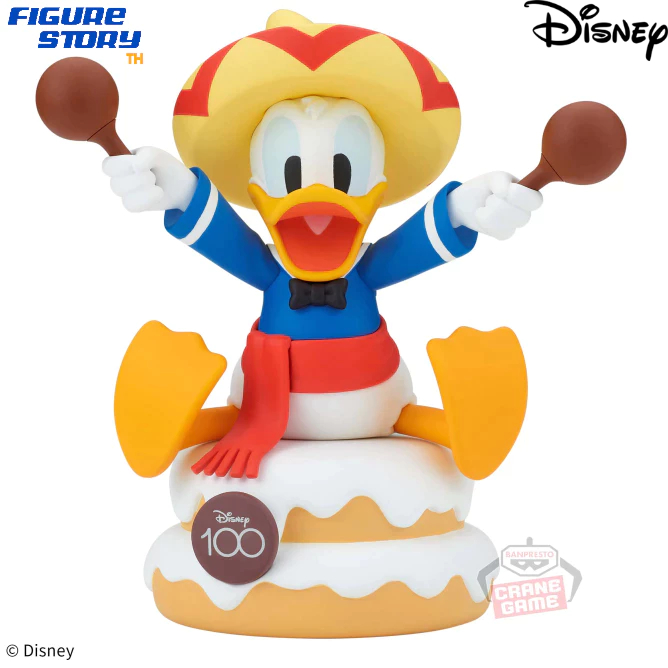 *In Stock*(พร้อมส่ง) Disney Characters Sofubi Figure-DONALD DUCK-Disney 100th Anniversary ver. (โมเดล)(ของแท้)(ล๊อต JP)
