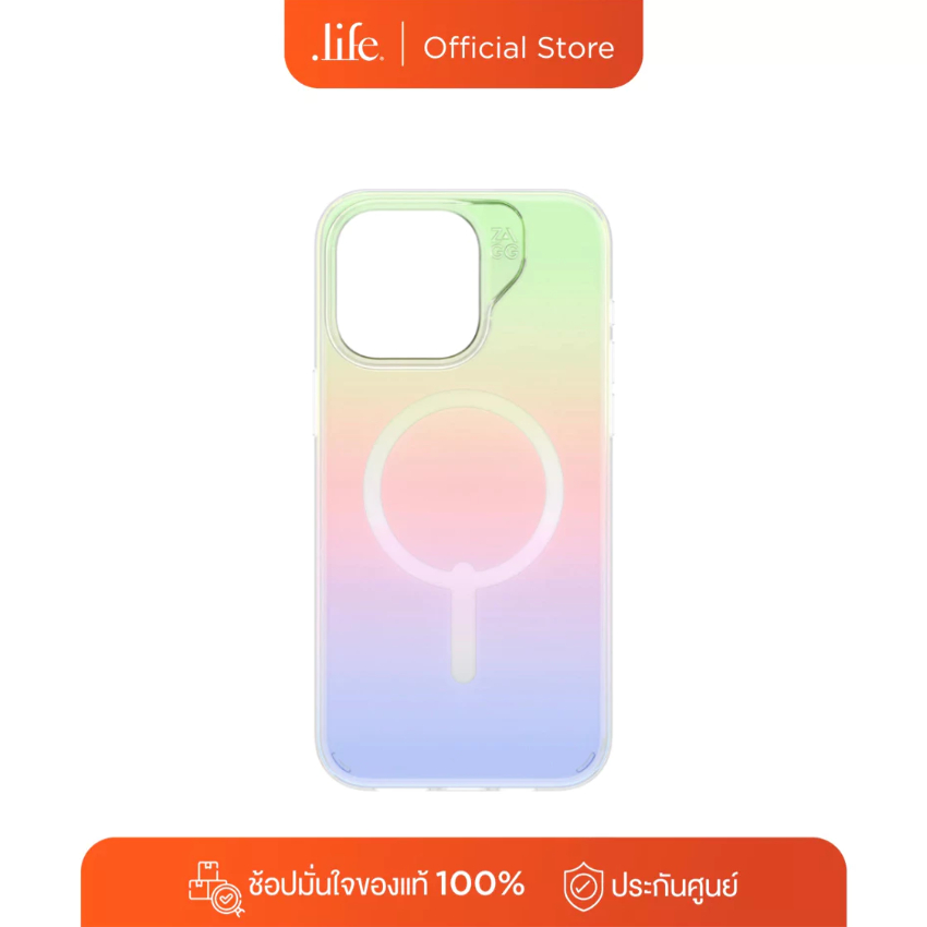 ZAGG เคส Milan Snap สำหรับ iPhone 15 / Pro / Pro Max สี Iridescent By Dotlife