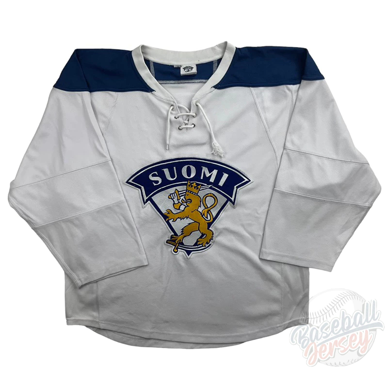 เสื้อฮ็อกกี้ NHL FINLAND HOCKEY FINLAND SUOMI HOCKEY JERSEY  Size L-XL