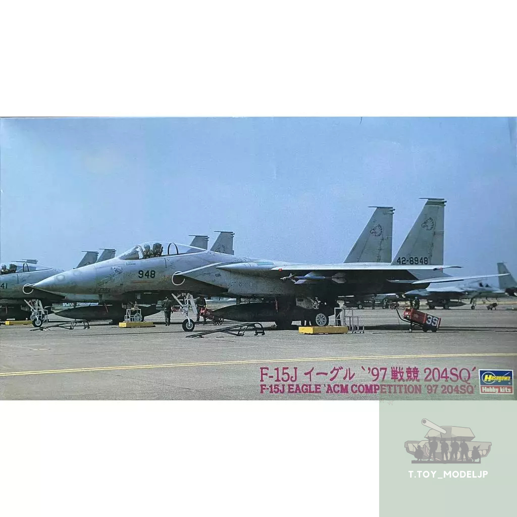Hasegawa 1/72 F-15J Eagle ACM Competition 97 204SQ โมเดลเครื่องบินรบ เครื่องบินรบสงคราม เครื่องบินประกอบ