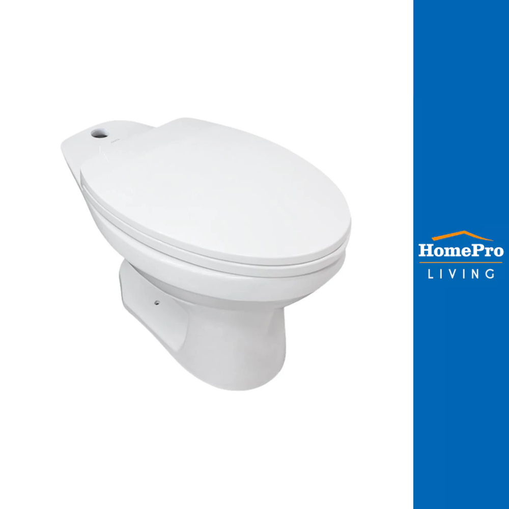 MOYA สุขภัณฑ์นั่งราบ CF01-216 สีขาว จัดส่งโดย HomePro ชักโครก ชักโครกแบบราดน้ำ โถส้วม