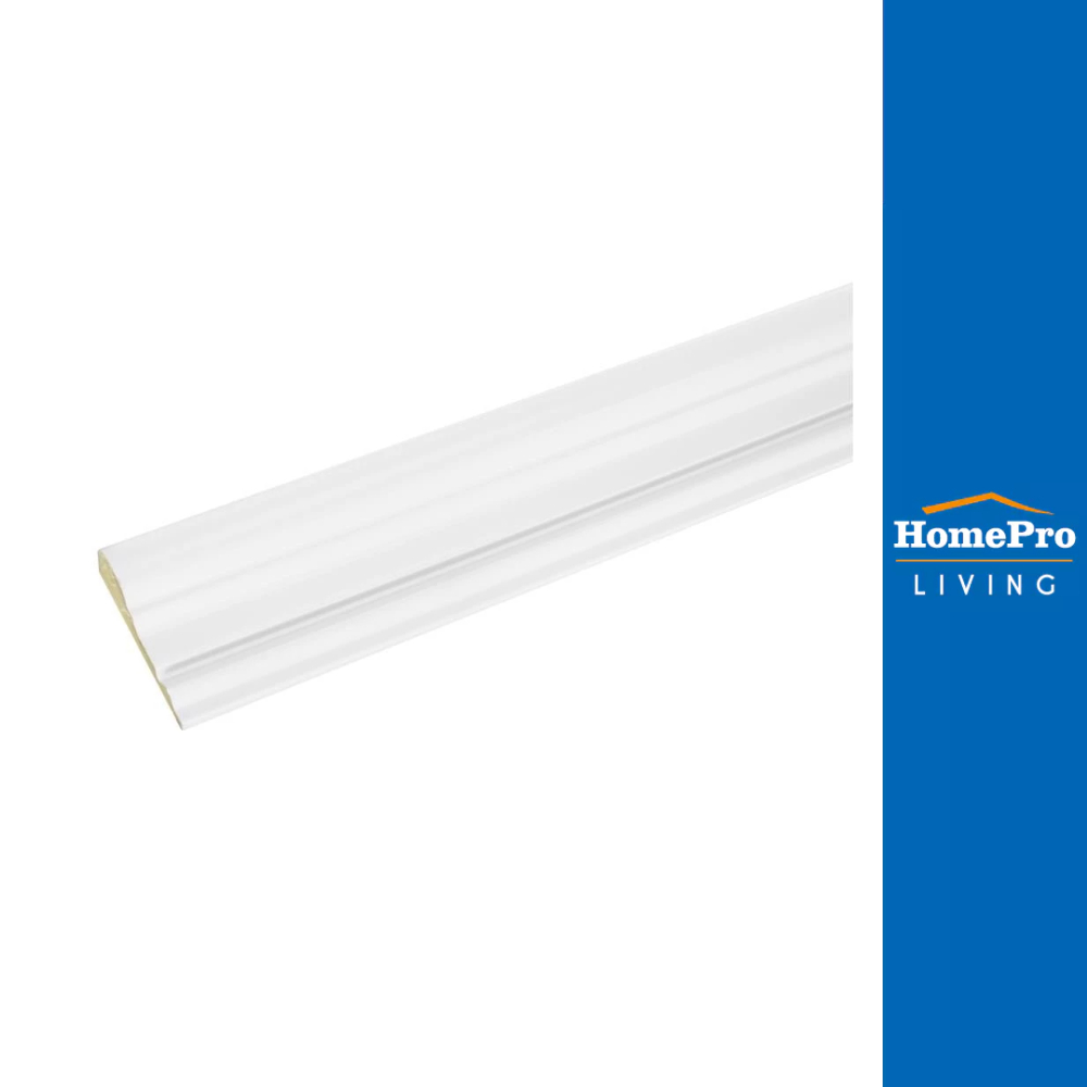 LINEDEKOR ซับวงกบ PS LD3002-5 7.5x300x2.1 ซม. สีขาวด้าน