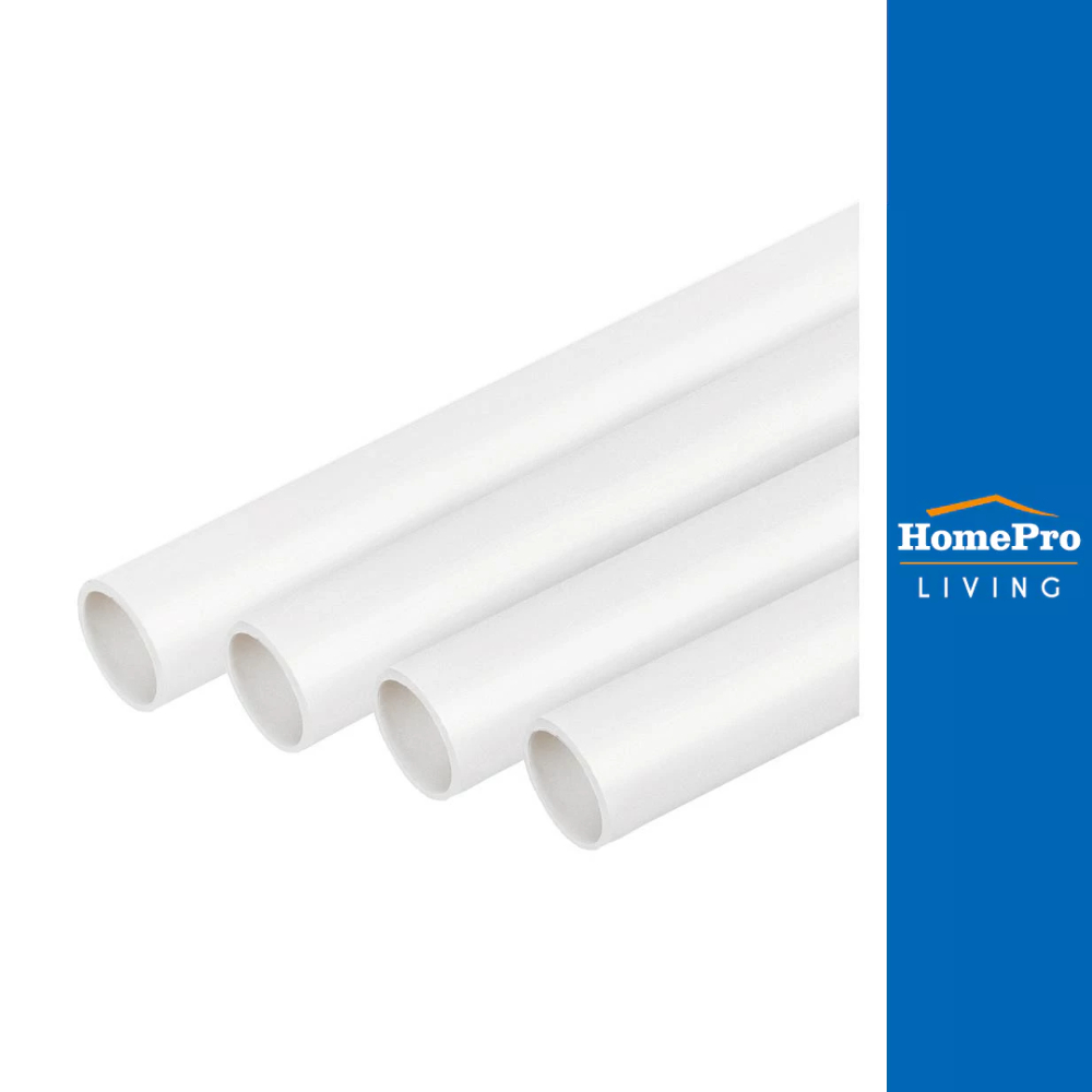 HACO ท่อตรง PVC EC20 20 มม. 2.90 ม. สีขาว จัดส่งโดย HomePro