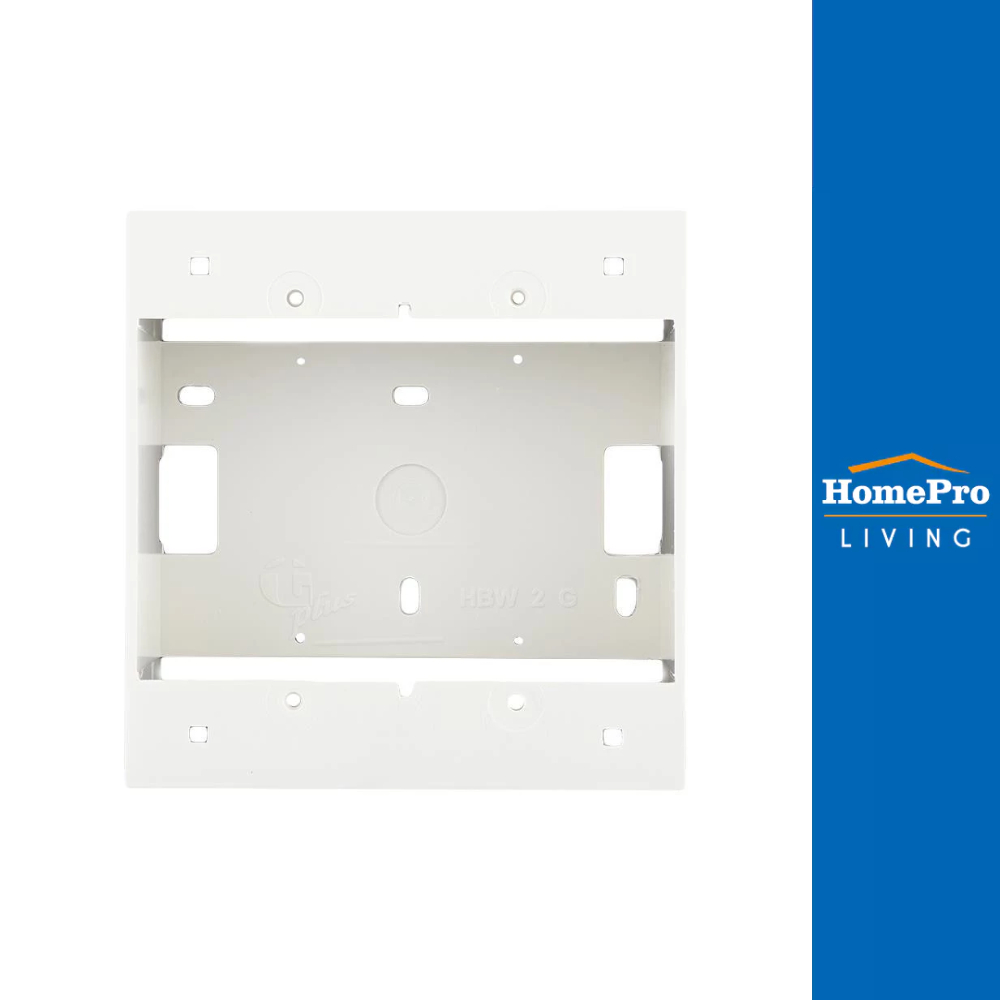 T-PLUS กล่องลอย HBW 2 G 4x4 นิ้ว สีขาว