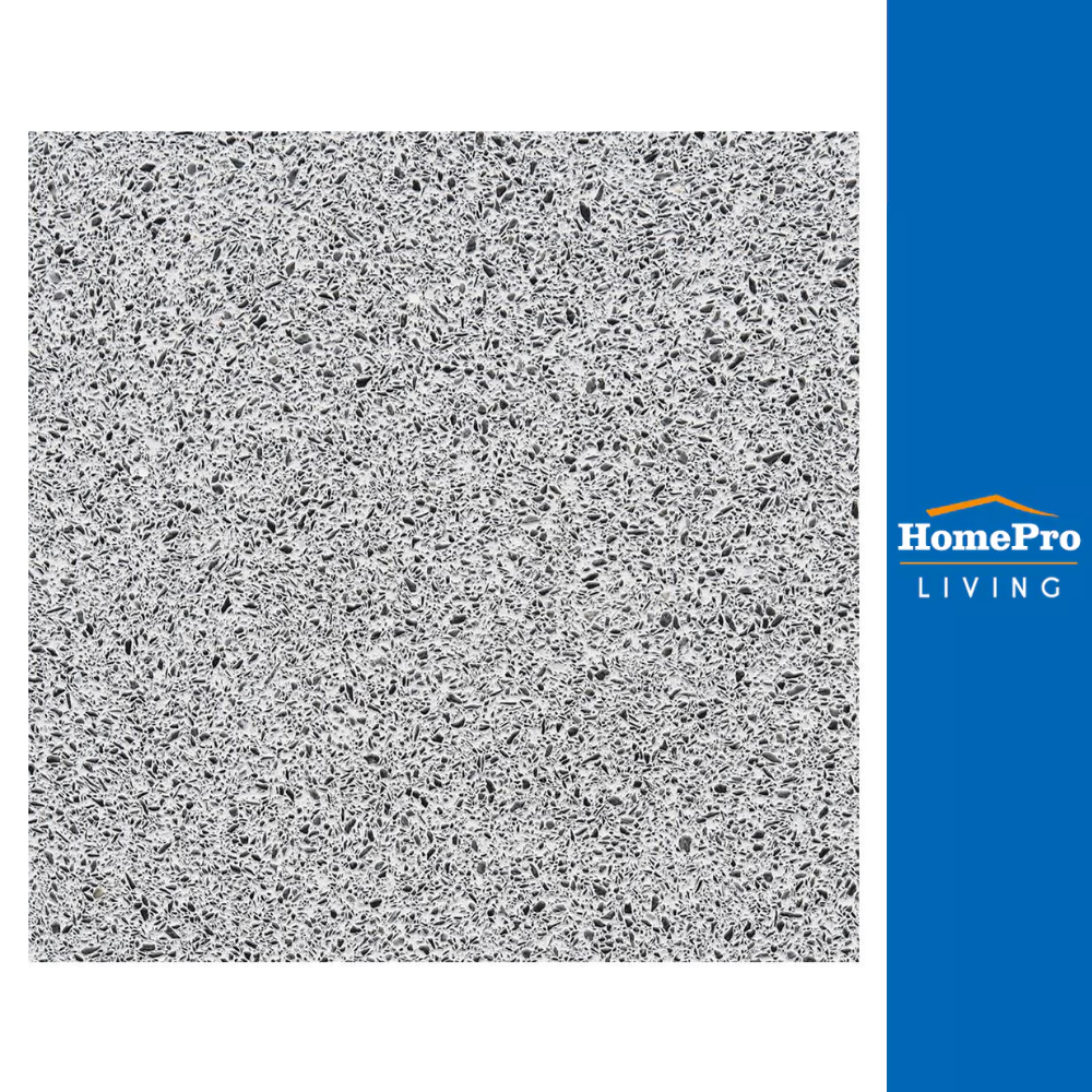 TARA กระเบื้องพื้น 16x16 นิ้ว เอสคาร่า ดำ PM 0.96 ตร.ม. จัดส่งโดย HomePro