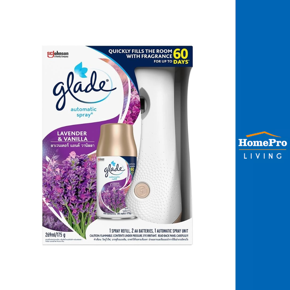 GLADE เครื่องพ่นปรับอากาศ 175g LAVENDER VANILLA