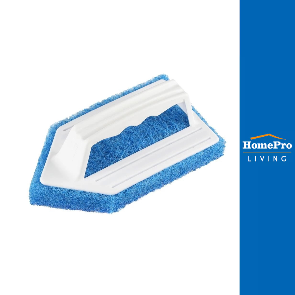 MR.SMART แปรงใยขัดพื้นและผนัง BLUE POWER สีขาว จัดส่งโดย HomePro