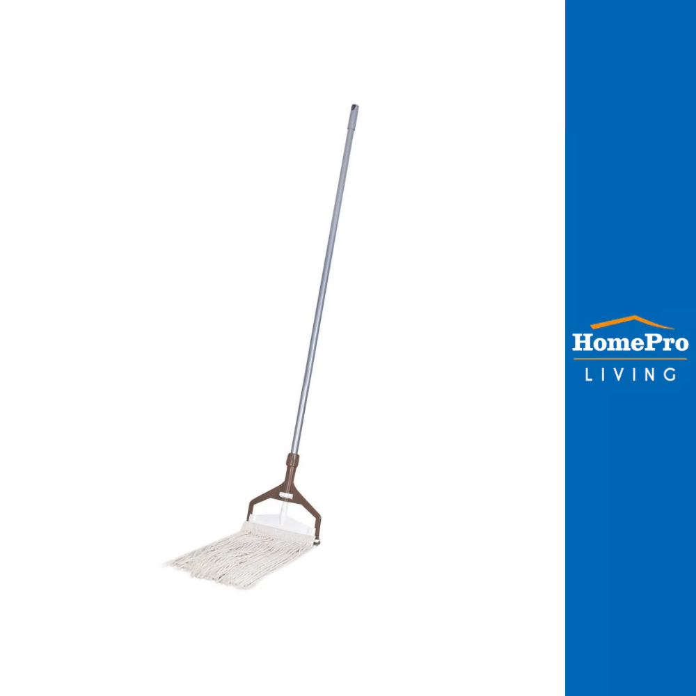 BE MAN ไม้ม็อบคอตตอนแกนสกรู 10 นิ้ว สีขาว/เทา จัดส่งโดย HomePro