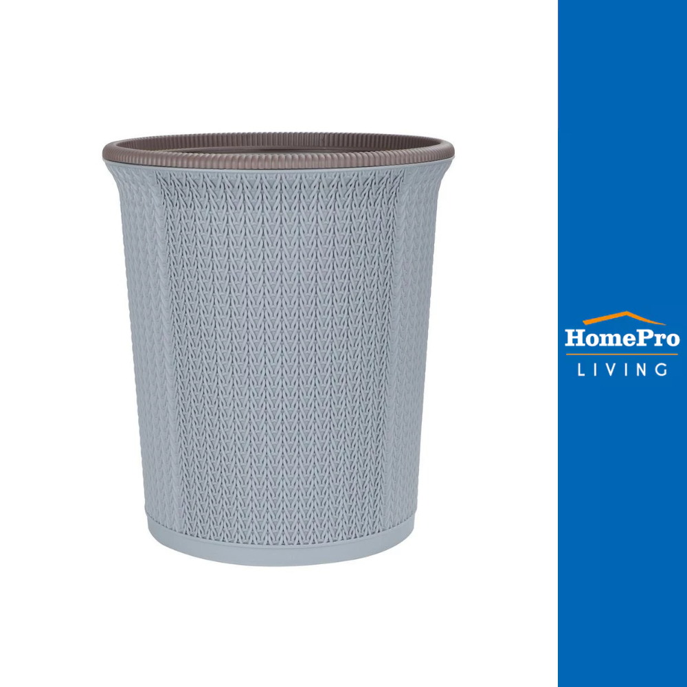 HomePro ถังขยะกลม  MARTHA ขนาด 10L สีเทา แบรนด์ ACCO