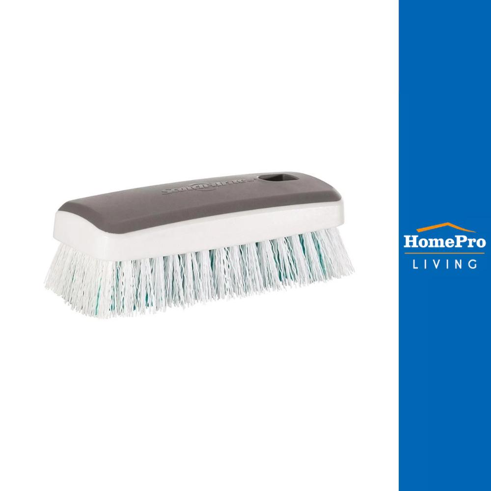 SCOTCH-BRITE แปรงพลาสติกขัดพื้น สีขาว/เขียว จัดส่งโดย HomePro