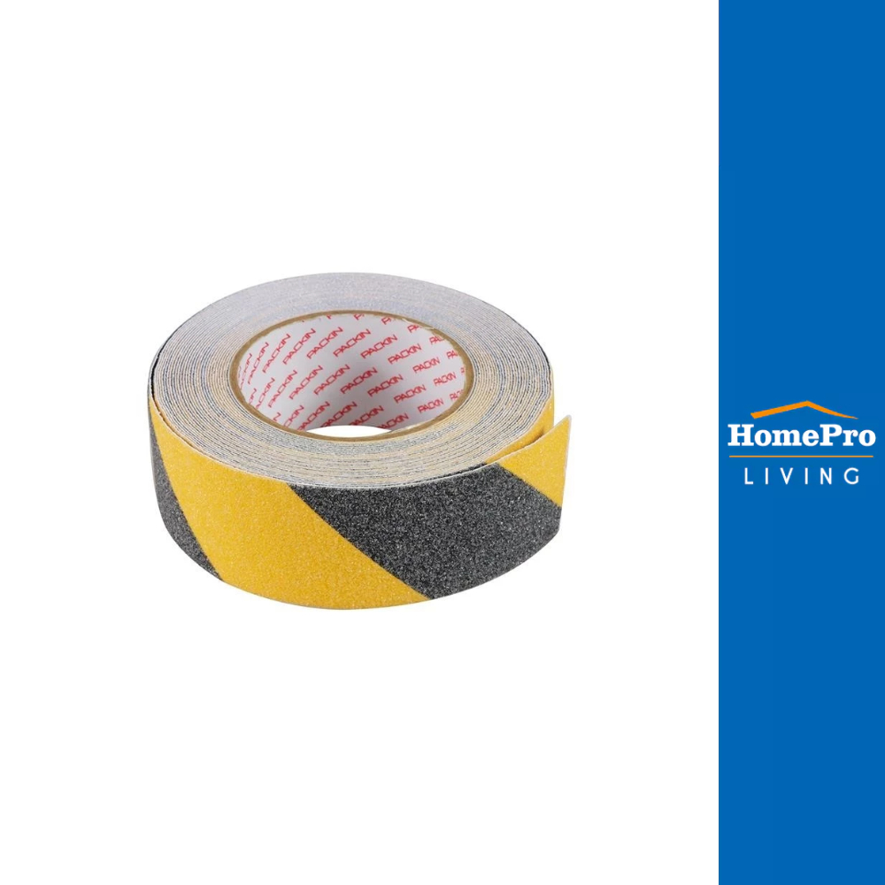 PACK IN วงกลม 2 นิ้ว 10เมตร เหลืองดำ จัดส่งโดย HomePro