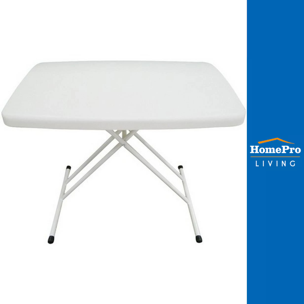 NEWSTORM โต๊ะพับครึ่งอเนกประสงค์ 3 ระดับ BT-04FA 120 ซม. สีขาว จัดส่งโดย HomePro