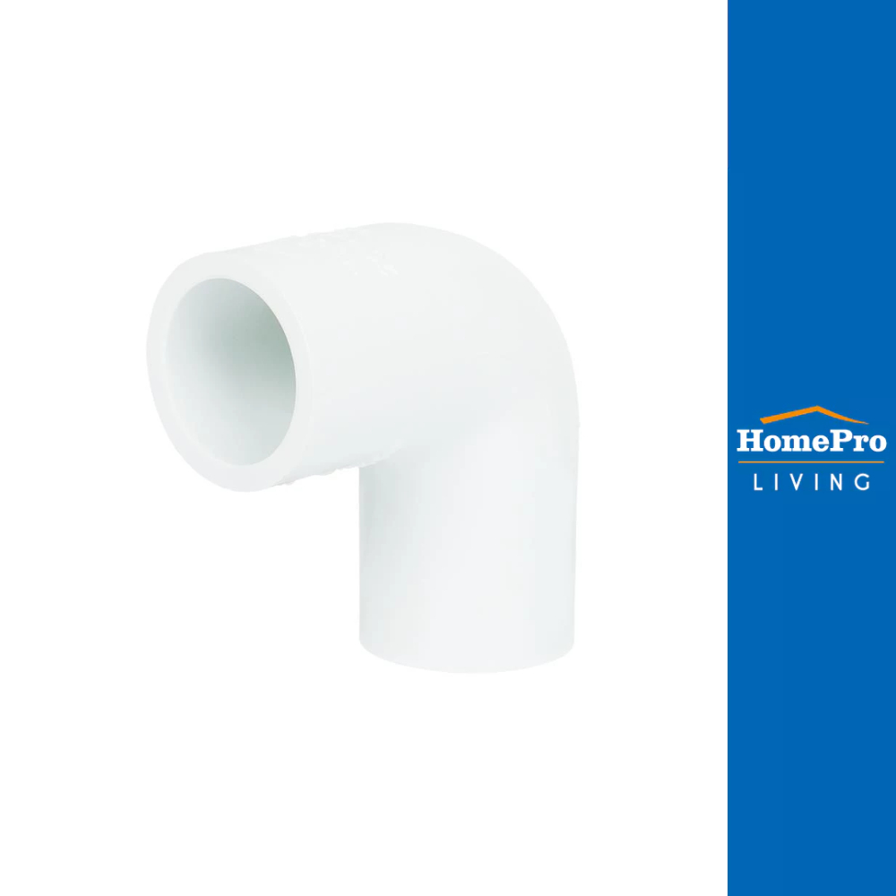 ท่อน้ำไทย ข้องอ 90 องศา 3/4 นิ้ว สีขาว จัดส่งโดย HomePro