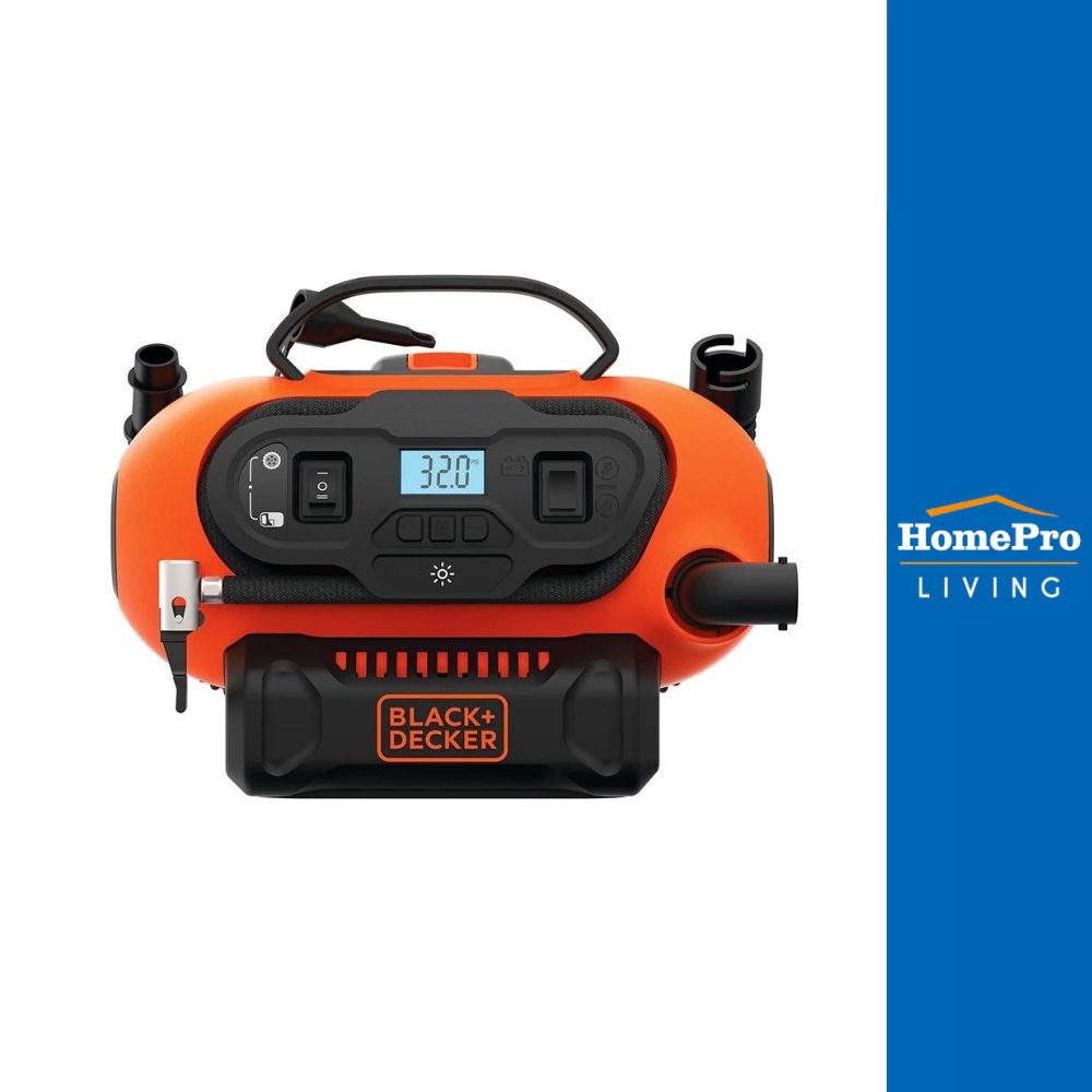 HomePro เครื่องสูบลมไร้สาย (เฉพาะตัวเครื่อง) BDCINF18N-QS 18 โวลต์ แบรนด์ BLACK&DECKER