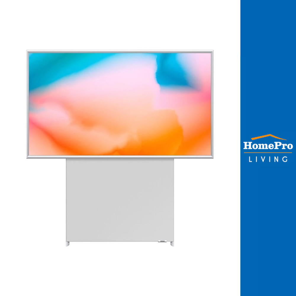 [จัดส่งพร้อมเชื่อมต่อสัญญาณ]  SAMSUNG คิวแอลอีดี ทีวี 43 นิ้ว (4K, QLED, Smart TV, The Sero) QA43LS0