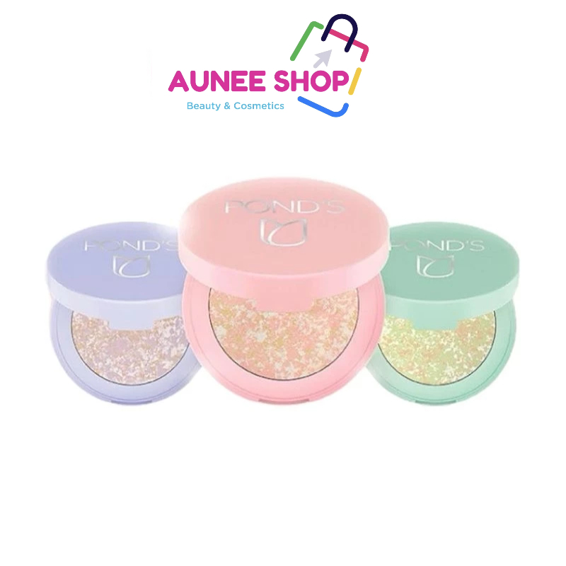 ส่งฟรี/มีไลฟ์ Aunee shop พอนด์ส ทรานส์ลูเซนท์ คอมแพค พาวเดอร์ แป้งตลับพอนด์ส #แป้งพัฟพอนด์ส ตลับเล็ก4.5 g
