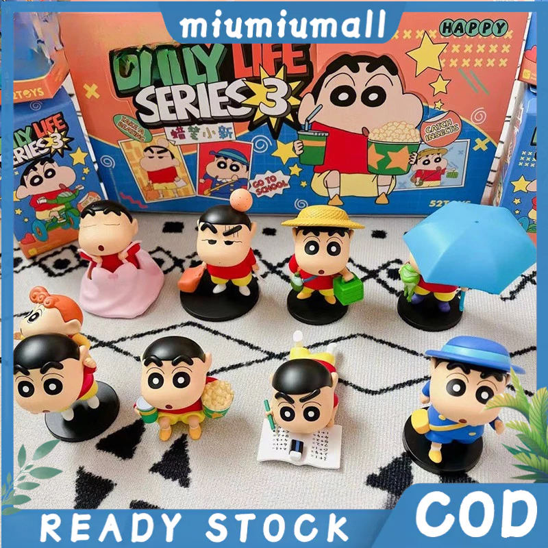 【COD】6 ชิ้น / เซต ของหวาน ชินจัง คอสเพลย์ Dim Sum ฟิกเกอร์ อะนิเมะ COD หุ้น แอคชั่น โมเดล ตุ๊กตา ของเล่น สําหรับเด็ก