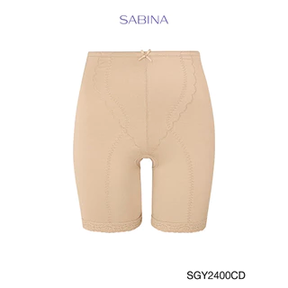 Sabina กางเกงกระชับสัดส่วนเอวสูง Medium Support รหัส SGY2400CD - สีเนื้อเข้ม