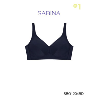 Sabina เสื้อชั้นใน Invisible Wire (ไม่มีโครง) รุ่น Function Bra รหัส SBO1204BD สีน้ำเงินเข้ม