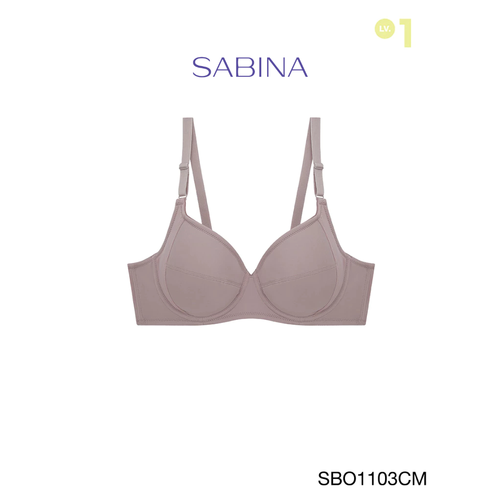 Sabina เสื้อชั้นใน มีโครง รุ่น Function Bra รหัส SBO1103CM สีช็อคโกแลต