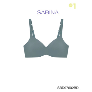 Sabina เสื้อชั้นใน Invisible Wire (ไม่มีโครง) รุ่น Perfect Bra รหัส SBD97602BD สีน้ำเงินเข้ม