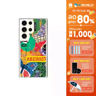 [S23ultra][S22ultra] HI-SHIELD Stylish เคสใสกันกระแทก Samsung S23ultra รุ่น Abstract1