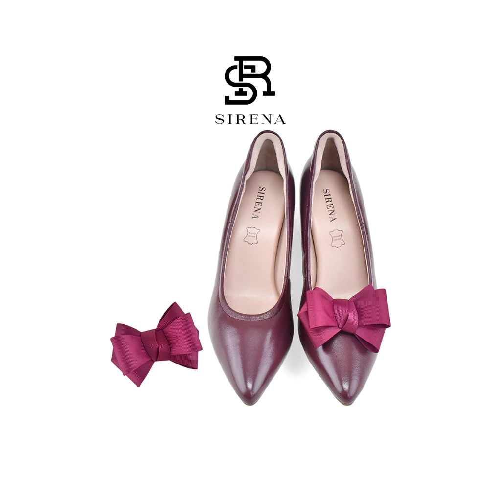 SIRENA คลิปโบว์ติดรองเท้า รุ่น Belladonna สีแดง (ไม่รวมรองเท้า)