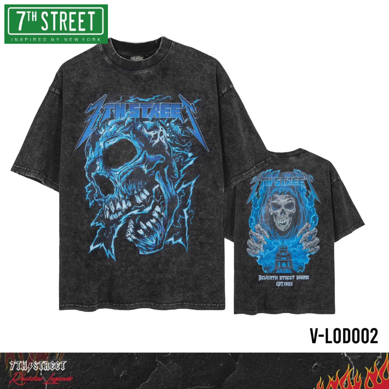 7th Steet (ของแท้) โอเวอร์ไซด์ วินเทจ รุ่น V-LOD002