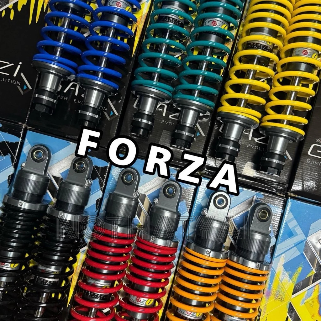 โช้ค GAZI FORZA ความยาว 400 ตัวธรรมดา มีหลายสี แท้100%