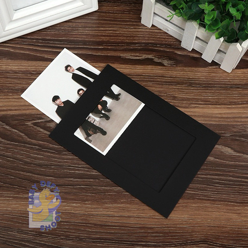 <พร้อมส่ง 7แบบ > กรอบรูปกระดาษ Paper Frame 2*3/ 3*4/ 3.5*5/ 4*6/ 5*7 นิ้ว | 10ใบ | + เชือก& ไม้หนีบ DIY รูปถ่าย ตัวหนีบ - รูปที่ 3