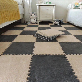 พรม พรมจิ๊กซอว์ แถมฟรีขอบปิด พรมปูพื้นห้อง แผ่นรองพื้น ขนาด3…