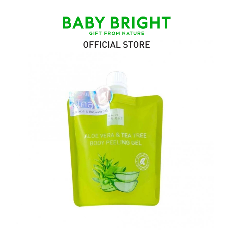 #BabyBright
#อโลเวร่าแอนด์ทีทรี
#บอดี้พีลลิ่งเจล
#ผลัดเซลล์ผิว
#ผิวกระจ่างใส
