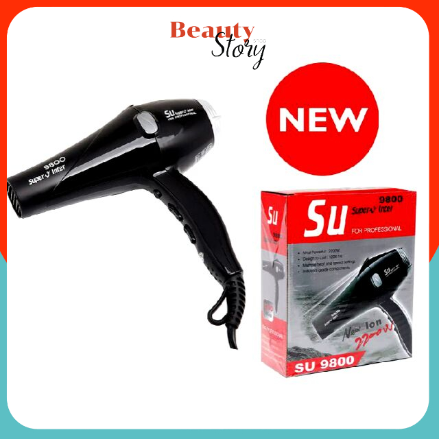 👦Super V Inter ไดร์ เป่าผม รุ่น SU-9800 (2200W)
ซุปเปอร์ วี อินเตอร์ hair dryer รุ่นยอดนิยม
ทนทาน มีเก็บเงินปลายทางได้