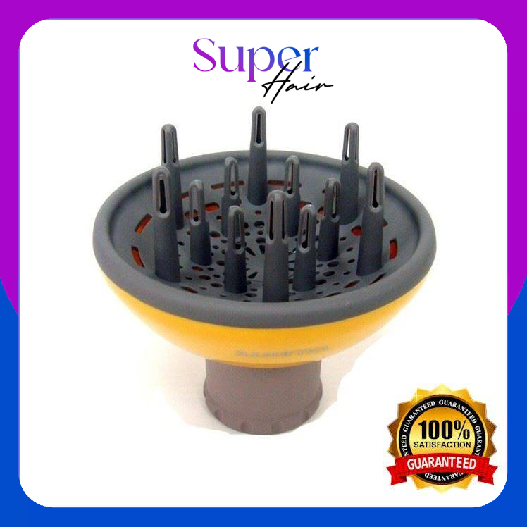 ส่องไดร์ หัวกระจายลม ผมดัด Hair Diffuser (บุยาง) คละสี ปากกระจายลม ใช้กับ ปากไดร์ เป่าผม ช่างทำผม มืออาชีพ ร้านเสริมสวย