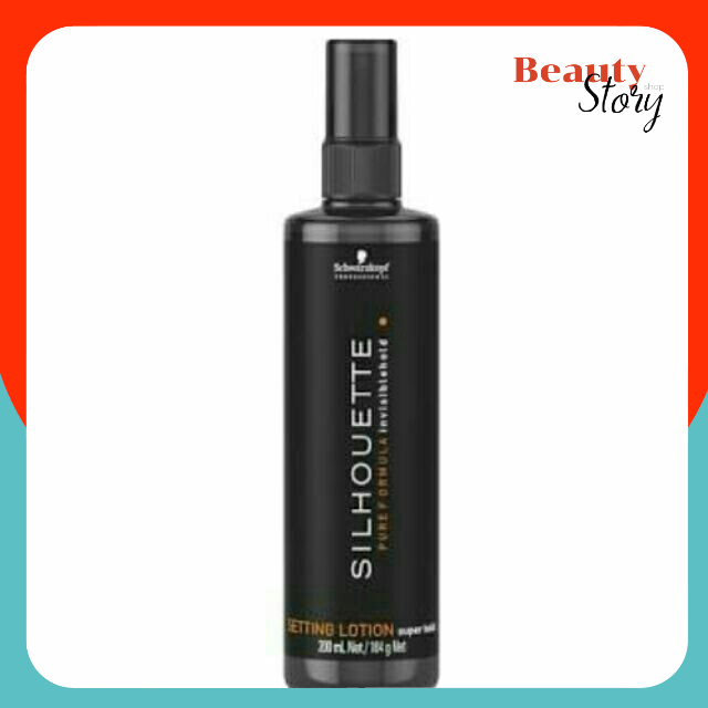 สเปรย์น้ำ Schwarzkopf Silhouette **Pure Formula Super Hold Pump** Spray 200ml ซีลูเอทท์ ซุปเปอร์ โฮลด์ ปั้ม จัดแต่งทรงผม