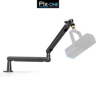 FIFINE BM88 LOW-PROFILE MICROPHONE ARM STAND WITH CABLE CHANNELING