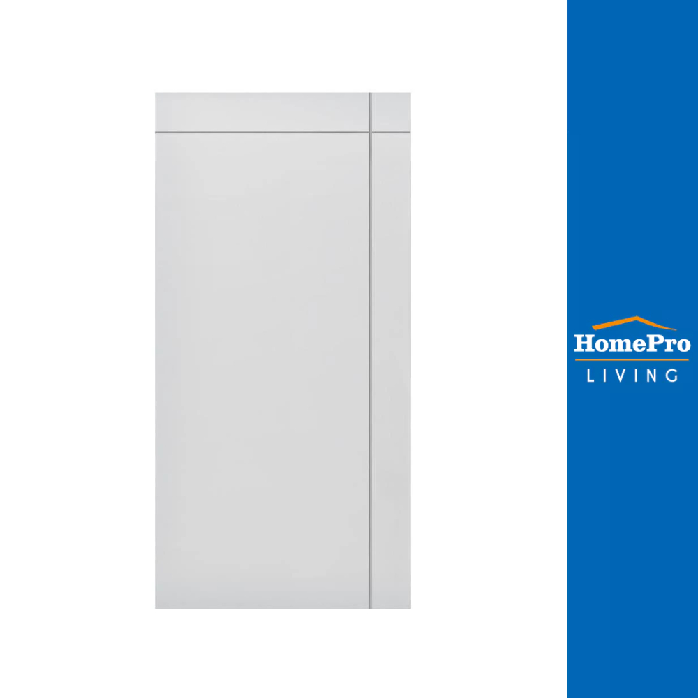 HomePro ประตู UPVC บานทึบ ED 100x200 ซม. สีขาว แบรนด์ PARAZZO