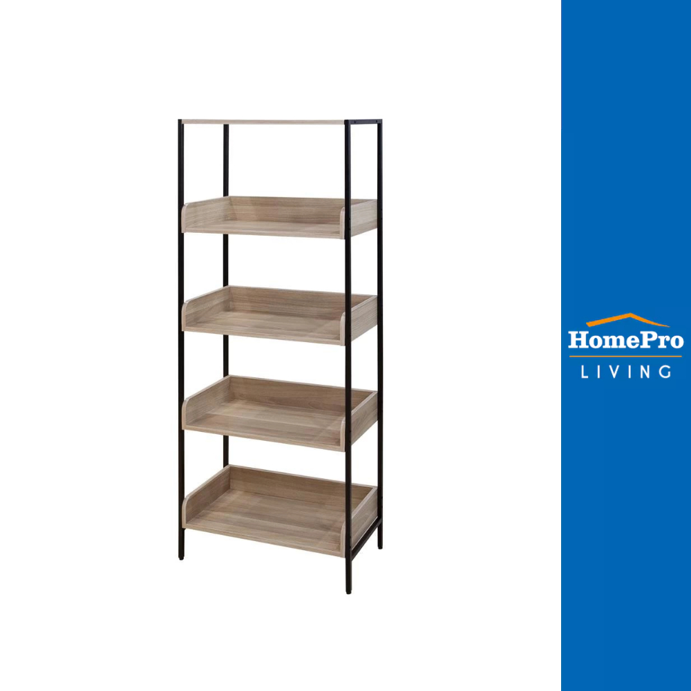 [จัดส่งพร้อมประกอบ] HomePro ชั้นวางของ 5 ชั้น FLEX สีไวท์โอ๊ค แบรนด์ FURDINI