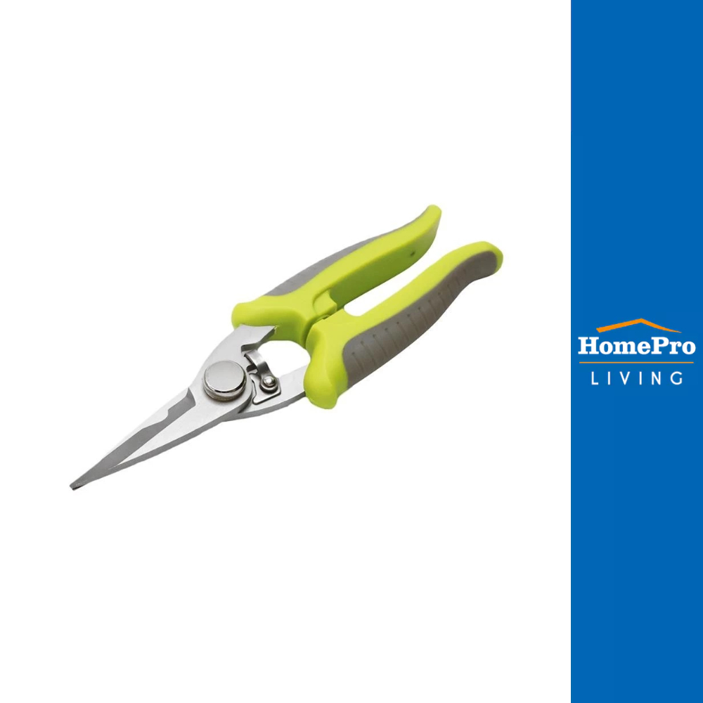 HomePro กรรไกรตัดกิ่งปากตรง 7.2 นิ้ว แบรนด์ SPRING