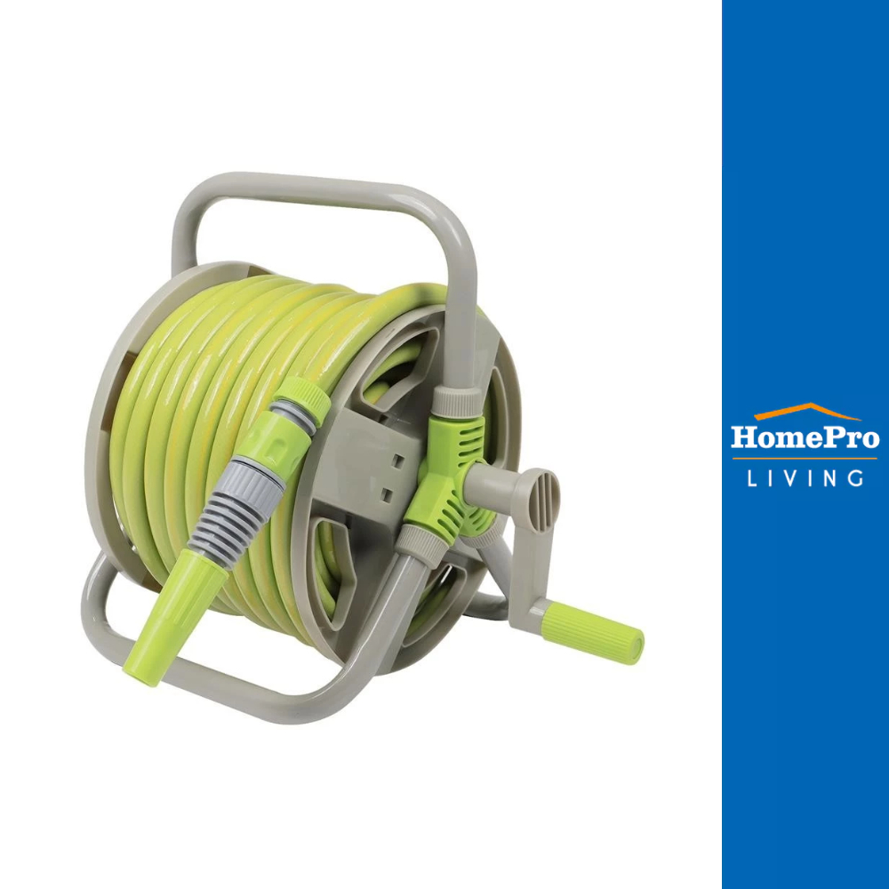 HomePro สายยางโรล RL12 GY20 1/2 นิ้วX20 ม. สีเทา แบรนด์ SPRING