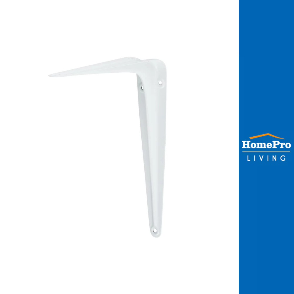 HAFELE แขนรับชั้นเหล็ก 90 องศา 15x20 ซม. สีขาว จัดส่งโดย HomePro