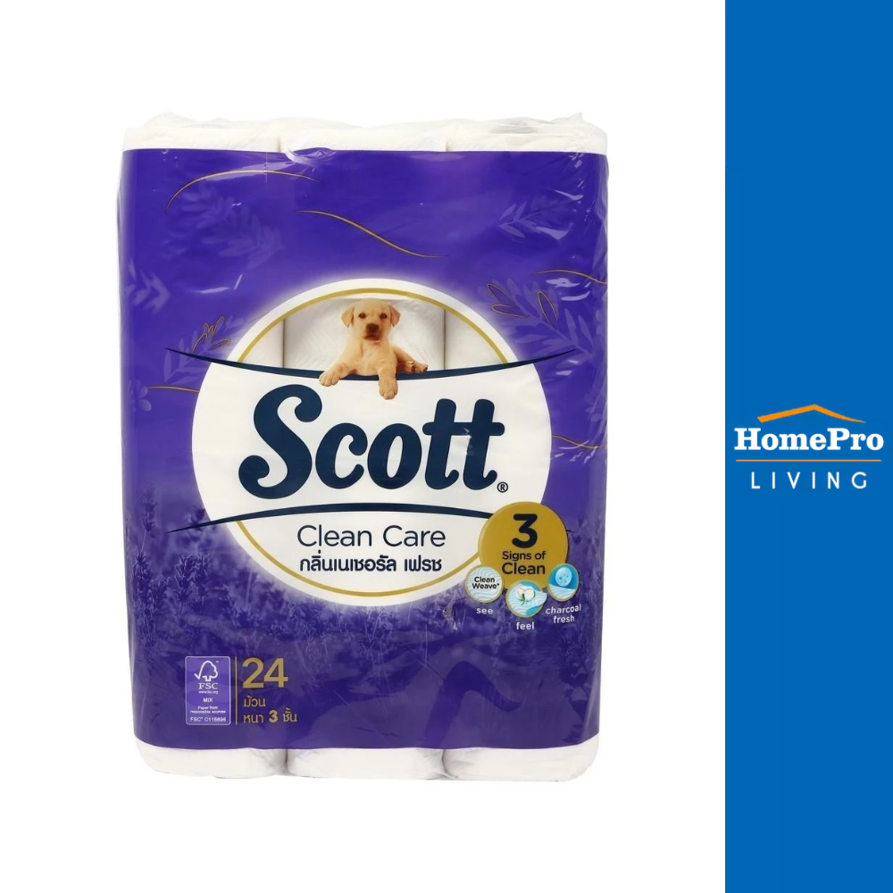 HomePro กระดาษชำระ NATURAL FRESH แพ็ค24 แบรนด์ SCOTT