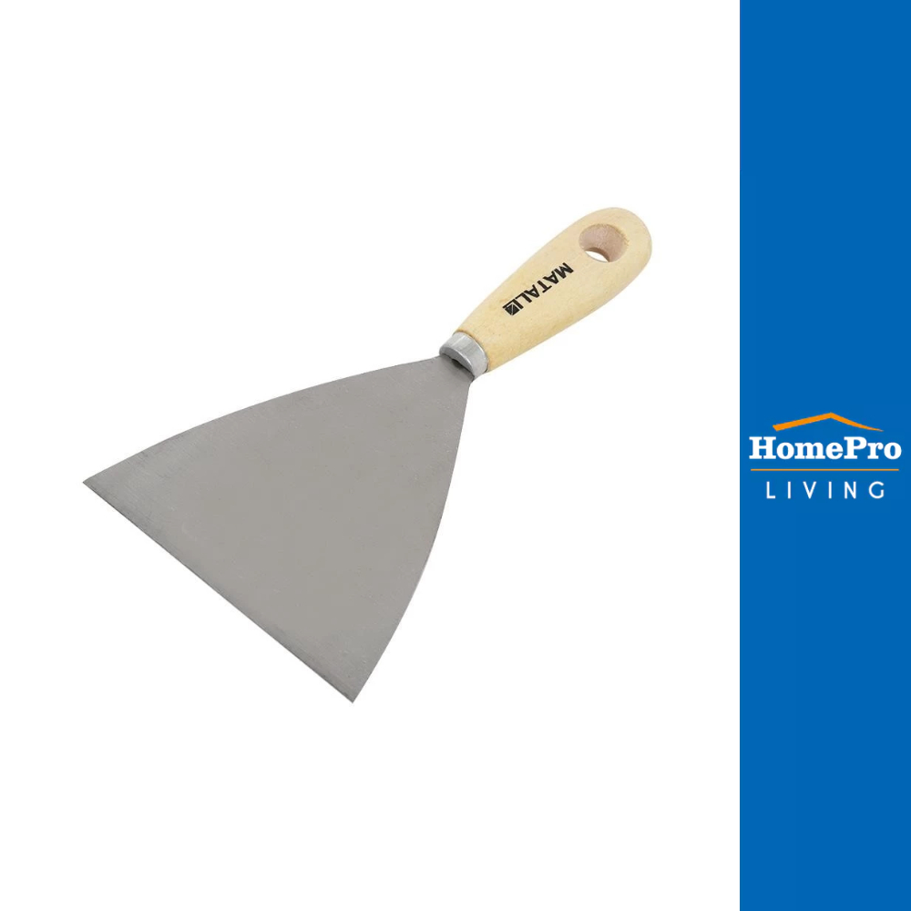 HomePro เกรียงโป๊วด้ามไม้ 5 นิ้ว แบรนด์ MATALL
