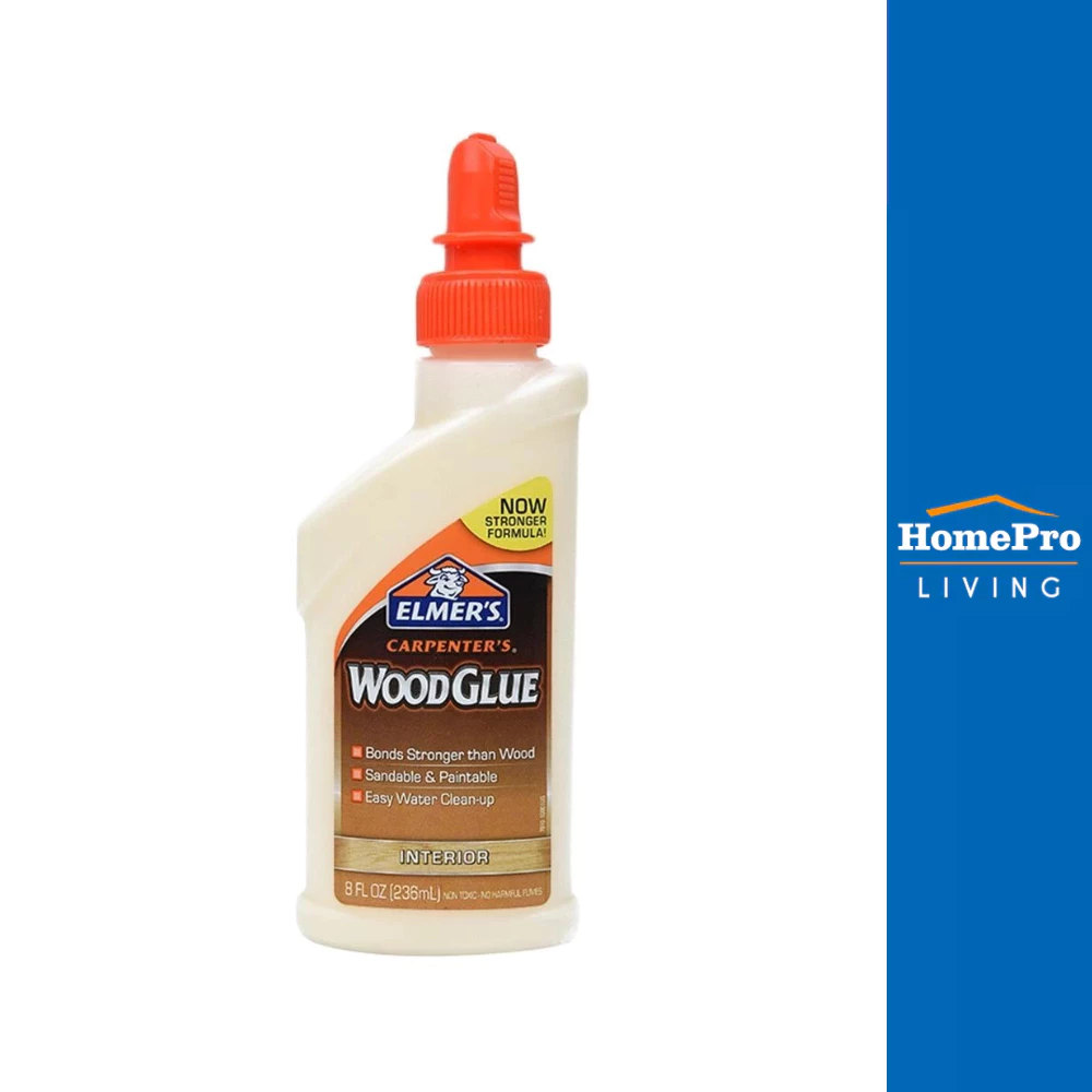 ELMER'S กาวลาเท็กซ์แบบติดไม้ ELMERS 8 ออนซ์ สีเหลือง จัดส่งโดย HomePro