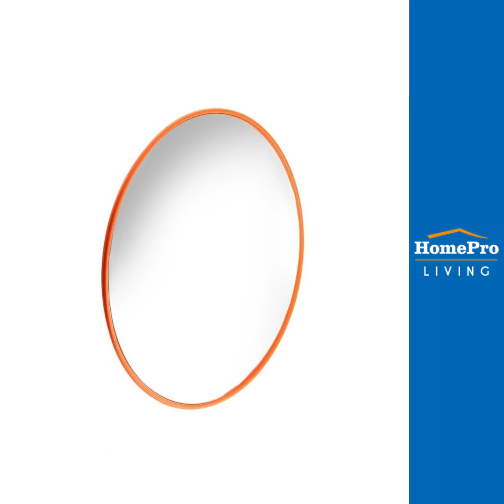 RIGHT กระจกโค้งภายใน 24 นิ้ว สีส้ม จัดส่งโดย HomePro
