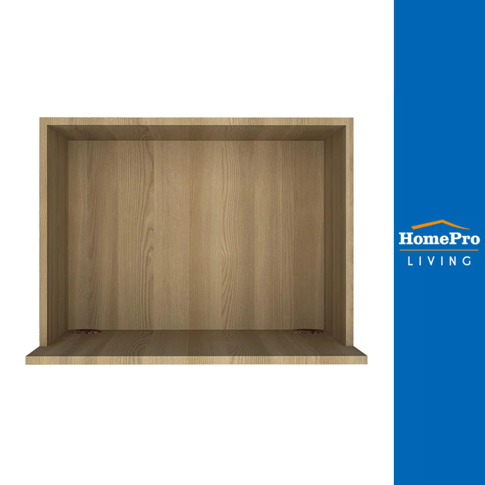 PARAZZO ตู้แขวนวางไมโครเวฟ WPC ENZO 60x45 ซม. สีเนเจอรัลโอ๊ค จัดส่งโดย HomePro
