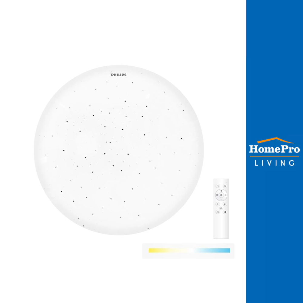 PHILIPS ไฟเพดาน LED CL610 SPARKLE 15 นิ้ว 24 วัตต์ DAYLIGHT/COOL WHITE/WARM WHITE สีขาว จัดส่งโดย Ho